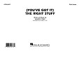 (You've Got It) The Right Stuff (arr. Ishbah Cox) - Conductor Score (Full Score)