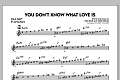 You Don't Know What Love Is - Eb Solo Sheet