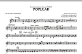 Popular (from "Wicked") - Bb Tenor Saxophone