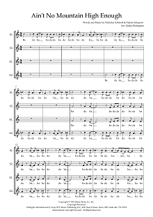Ain't No Mountain High Enough (arr. Gitika Partington) 