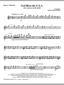 God Bless The U.S.A (with America, The Beautiful) - Flute 1,2/Piccolo 