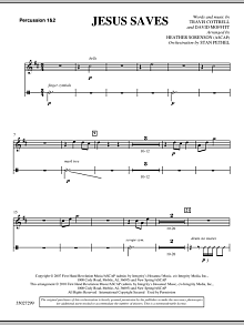 Jesus Saves - Percussion 1 & 2 