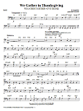 We Gather in Thanksgiving - Bass