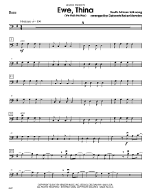 Ewe, Thina (We Walk His Way) - Bass 