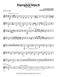 Triumphal March (from Aida) - 4th Bb Trumpet