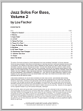 Jazz Solos For Bass, Volume 2