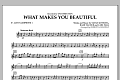 What Makes You Beautiful - Eb Alto Saxophone 1