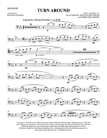 Turn Around (arr. Ronald Staheli) - Bassoon 