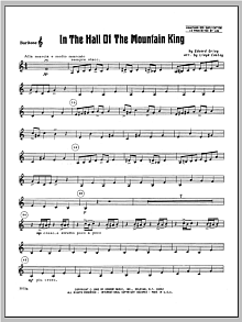 In the Hall of the Mountain King - Baritone T.C. 