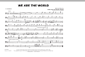 We Are The World - Trombone 1