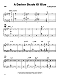 A Darker Shade Of Blue - Piano