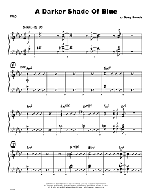 A Darker Shade Of Blue - Piano 
