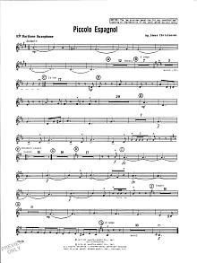Piccolo Espagnol - Eb Baritone Saxophone 