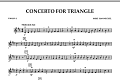 Concerto For Triangle - Violin 1