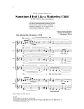Sometimes I Feel Like A Motherless Child (arr. Rosephanye Powell)