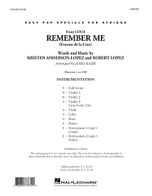 Remember Me (from Coco) (arr. James Kazik) - Conductor Score (Full Score) 