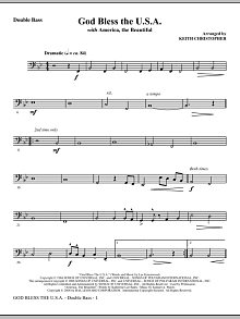 God Bless The U.S.A (with America, The Beautiful) - Bass Clar. (Double Bass sub.) 
