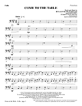 Come to the Table (arr. David Angerman) - Cello