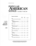 Popular American Songs, Volume 1 - Trombone