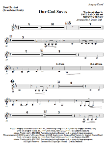 Our God Saves - Bass Clarinet (sub. Tbn 3) 
