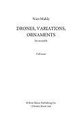 Drones, Variations, Ornaments - Full Score