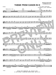 Theme From Canon In D - Viola 