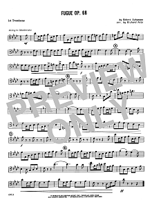 Fugue/Opus 68 - 1st Trombone 