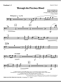 Through The Precious Blood - Trombone 1 & 2