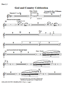 God And Country Celebration (Medley) - Flute 1,2 