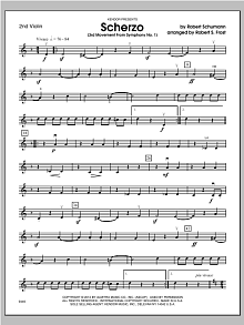 Scherzo (3rd Movement From Symphony No. 1) - Violin 2 
