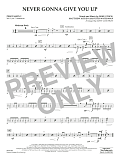 Never Gonna Give You Up (arr. Matt Conaway) - Percussion 2