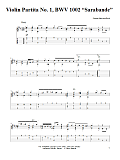 Violin Partita No. 1, BWV 1002 "Sarabande"