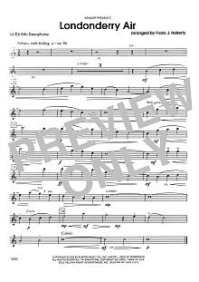 Londonderry Air - 1st Eb Alto Saxophone 