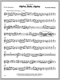 Alpha, Beta, Alpha - Alto Sax 2