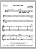 Glorify You Alone - Percussion