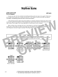 Native Sons - Guitar Chord Chart