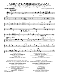 A Disney March Spectacular - Eb Alto Saxophone 1 