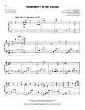 Somewhere in the Silence - Piano