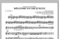 Welcome to the Jungle - Bb Clarinet 3
