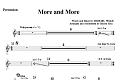 More And More - Percussion