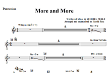 More And More - Percussion 