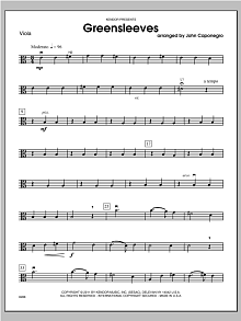 Greensleeves - Viola 