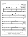 More Than Amazing - Percussion