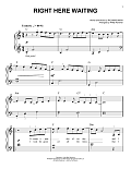 Right Here Waiting (arr. Phillip Keveren)