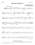 Have You Not Known? - Cello