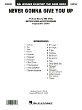Never Gonna Give You Up (arr. Matt Conaway) - Conductor Score (Full Score)