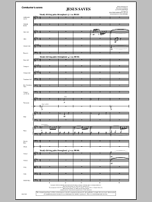 Jesus Saves - Score 
