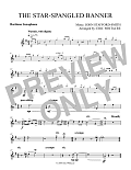The Star-Spangled Banner (arr. Eric Whitacre) - Eb Baritone Saxophone
