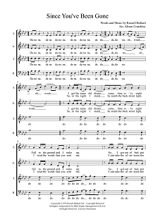 Since You've Been Gone (arr. Alison Crutchley) 