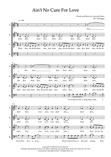 Ain't No Cure For Love (arr. Val Regan) 